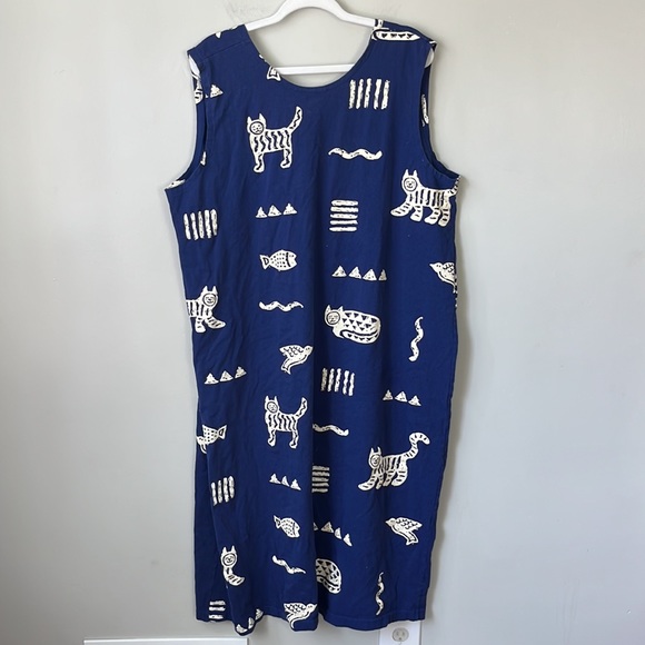 Printed dress Cotton Fields By M. Mac 1X - Picture 4 of 4